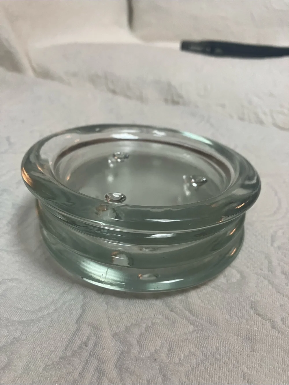 Crate and Barrel Glass Coasters